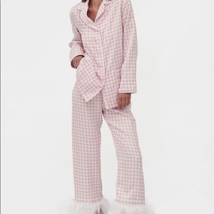 Sleeper Party pajamas in pink Vichy